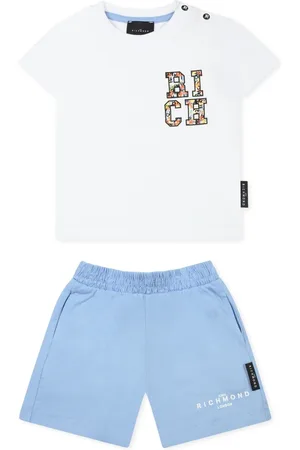 John Richmond Color Block Short Sports Set