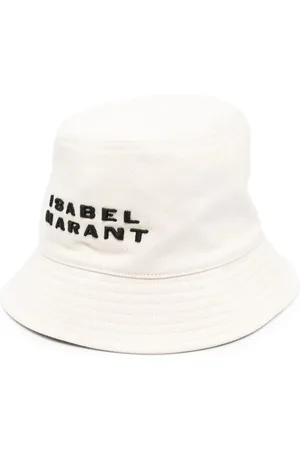 Isabel Marant Hats, female, , 56 CM, Chapeau Ecru/Black Ecbk Hat