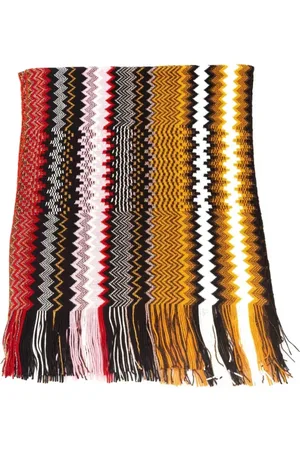 Missoni Colorful Geometric Fantasy Wool Blend Shawl