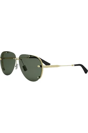 Dior Iconic Pilot Sunglasses with Green Lenses