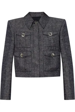 Givenchy Denim Short Jacket with 4 Pockets