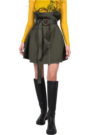 J.W.Anderson Short Skirts, female, , XS, Foldover Waist Mini Skirt