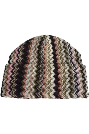Missoni Geometric Fantasy Wool Blend Beanie Hat