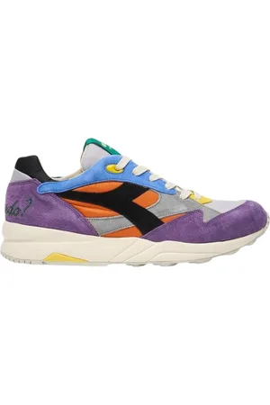 Diadora Sneakers, male, , 11 1/2 UK, Limited Edition Purple Leather Trainers