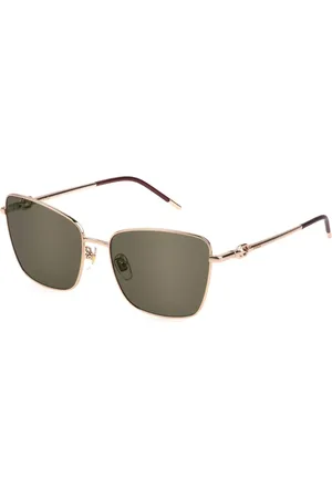 Furla Sunglasses, female, , 58 MM, Rose Gold Sunglasses with Brown Lenses