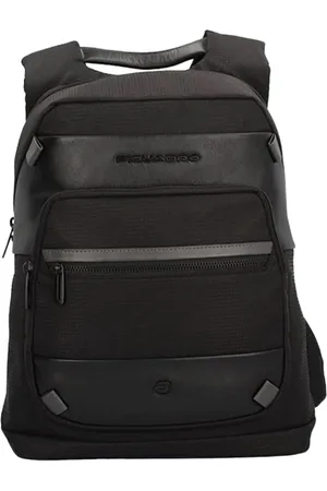 Piquadro Backpacks, female, , ONE SIZE, Unisex Laptop Backpack with Leather Details