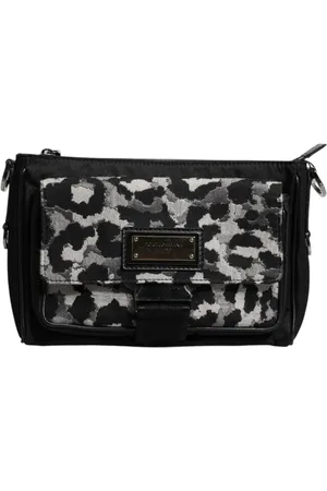 Dolce & Gabbana Cross Body Bags, female, , ONE SIZE, Leopard Jacquard Crossbody Bag