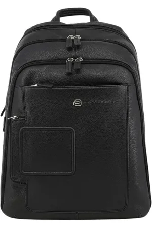 Piquadro Leather Laptop Backpack Multifunctional