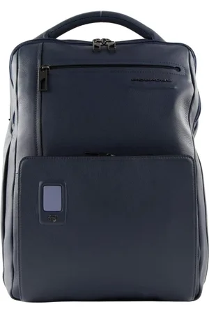Piquadro Leather Laptop Backpack Business Style