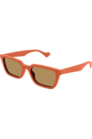Gucci Rectangular Sunglasses Gender Fluid Street Style