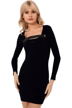 Courrèges Navy Mini Dress with Belt