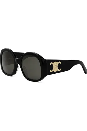 Céline Sunglasses, unisex, , 54 MM, Maxi Triomphe Sunglasses, Dark Grey Lenses