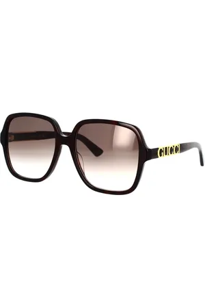 Gucci Sunglasses, female, , 58 MM, Square Oversized Sunglasses with New Logo Design