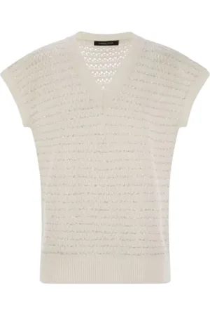 Fabiana Filippi V-neck Knitwear, female, , XS, Jumpers for Women