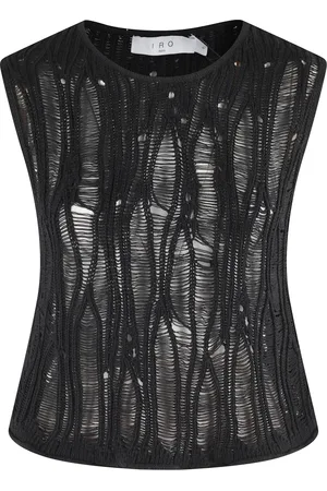 IRO Sleeveless Tops, female, , M, Cotton Sleeveless Loza Top