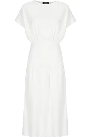 Fabiana Filippi Cotton Dress with Bright Details