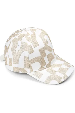 DKNY Cotton Hat with Lurex Logo