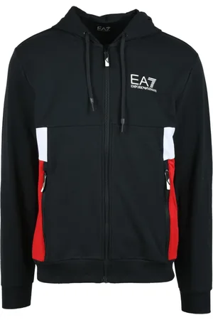 EA7 Stylish Cotton Blend Sweatshirt
