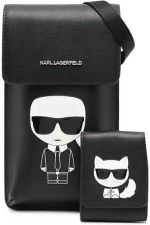 Karl Lagerfeld Logo-Patch Shoulder Bag