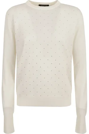 Fabiana Filippi Crew Neck Jumper with Strass