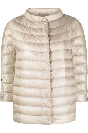 HERNO Down Jackets, female, , M, Quilted Coat with Mock Neck