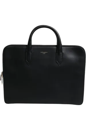 Dolce & Gabbana Calfskin Monreale Briefcase Bag