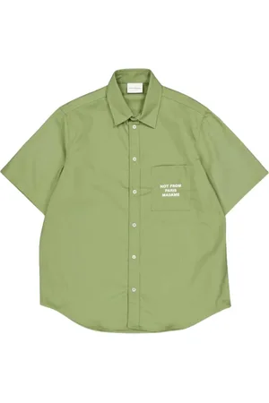 Drôle de Monsieur Short Sleeve Shirts, male, , L, Short Sleeved Logo Shirt