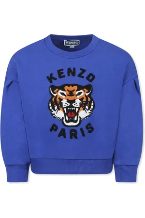 Kenzo Sweatshirts, unisex, , 3 Y, Tiger Embroidered Sweatshirt