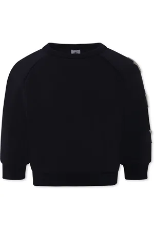 Petit Bateau Sweatshirts, unisex, , 3 Y, Fleece Sweatshirt with Sponge Stars