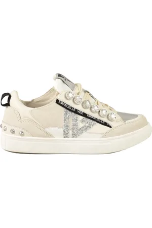Emanuélle vee Sneakers, female, , 3 UK, Leather Trainers with Rubber Sole