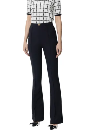 Elisabetta Franchi Wide Trousers, female, , XS, Wide Trousers
