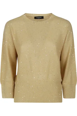 Fabiana Filippi Round-neck Knitwear, female, , M, Casual Knit Pullover Jumper