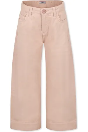 Pinko Black Flared Trousers with Side Slits
