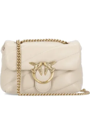 Pinko Shoulder Bags, female, , ONE SIZE, Quilted Leather Shoulder Bag Love Birds