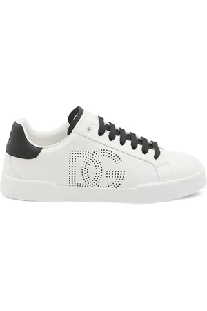Dolce & Gabbana Sneakers, male, , 7 UK, Low-Top Trainers Bianco/Nero