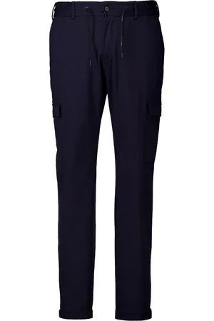 Genti Slim-fit Trousers, male, , M, Cargo York Dark Bag