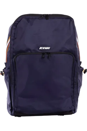 K-Way Logo Front Zip Backpack with Laptop Pocket