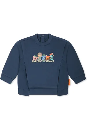 Emporio Armani Sweatshirts, male, , 6 M, Manga Bear Crew Sweatshirt