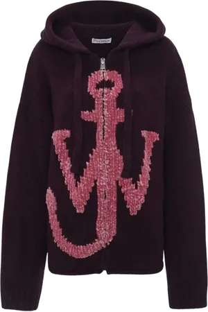 J.W.Anderson Zip-throughs, female, , M, Anchor Zip-Up Hoodie