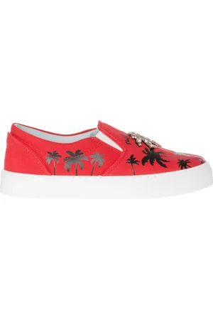 Chiara Ferragni Canvas Slip-On Loafers