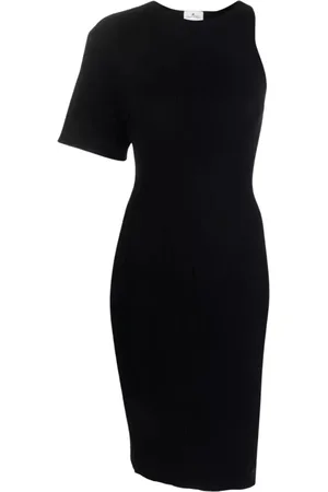 Courrèges Short Dresses, female, , M, Asymmetric Knit Dress