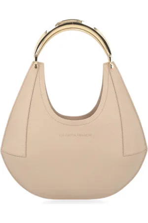 Elisabetta Franchi Handbags, female, , ONE SIZE, Greige Shoulder Bag Bs86A52E2-Dc4