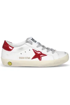 Golden Goose Sneakers, unisex, , 25 EU, Leather Trainers with Red Star