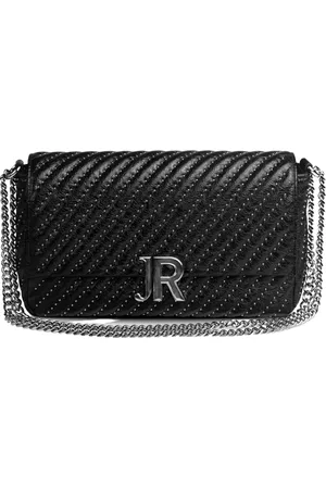 John Richmond Shoulder bag with chain and logo JR