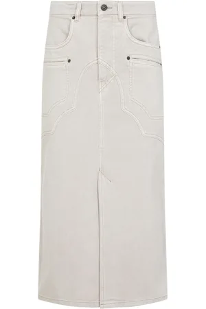 Isabel Marant Denim Skirts, female, , 2XS, Midi Skirt in Britt Style