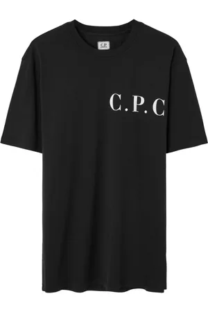 C.P. Company T-Shirts, male, , L, Navy Printed Shirt
