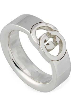 Gucci Rings, female, , 52 MM, Interlocking Interlocking G ring in sterling silver