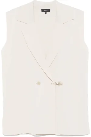 FAY Almond Sleeveless Jumper