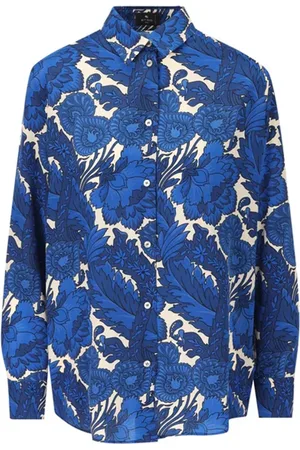Etro Printed Boyfit Shirt Classic Collar