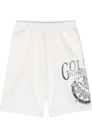 Golden Goose Shorts, unisex, , 12 Y, Arctic Wolf Eclipse Journey Bermuda Shorts